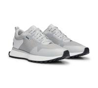 BOSS Herren Sneaker - Jonah Runn meth, Turnschuh, Freizeit, Logo Weiß EUR 42