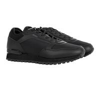 BOSS Herren Sneaker - Parkour-L Runn lytxm, Turnschuh, Material-Mix, Logo Schwarz / EUR 41 41 Schwarz