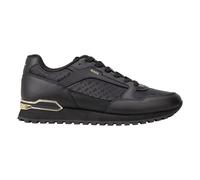 BOSS Herren Sneaker - Parkour-L Runn nmnal, Turnschuh, Material-Mix, Logo Schwarz EUR 45
