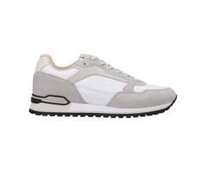 BOSS Herren Sneaker - Parkour-L Runn sdnyt, Turnschuh, Material-Mix, Logo Weiß EUR 43