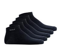 BOSS Herren Sneaker-Socken, 5er Pack - 5P AS Uni CC, kurz, Baumwoll-Mix, uni Blau 39-42