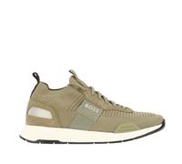 Boss - Herren Sneaker "Titanium", Wildleder-Panel (Olivgrün) EU 39/UK 6