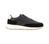 BOSS Herren Sneaker - Vinston Runn dsgrlt, Turnschuh, Schnürung, Echtleder, Logo Schwarz / EUR 42 42 Schwarz