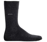 BOSS Mittelhohe Logo-Socken aus gekämmter Stretch-Baumwolle - Style Marc RS Uni CC, 50469843 Dunkelgrau 39-42