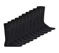 BOSS Herren Socken, 10er Pack - Kurzsocken, Baumwolle, Multipack, einfarbig 43-46 Schwarz