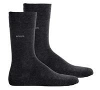 BOSS Herren Socken, 2 Paar - Marc RS Uni CC, Kurzsocken, Finest Soft Cotton 43-46 Grau