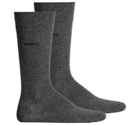 BOSS Herren Socken, 2er Pack - 2P RS Uni CC, Kurzsocken, Combed Cotton 47-50 Grau