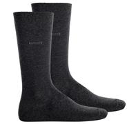 Hugo Boss Herrensocken 2P RS Uni CC – Business, kompakte, softe Baumwolle – Anthrazit 39-42