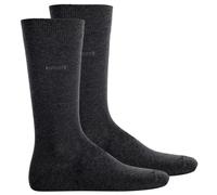 BOSS Herren Socken, 2er Pack - 2P RS Uni CC, Kurzsocken, Combed Cotton Anthrazit 43-46