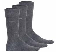 BOSS Herren Socken, 3er Pack - Finest Soft Cotton, Threepack RS Uni CC 47-50 Grau