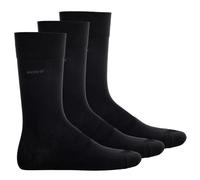 BOSS Herren Socken, 3er Pack - Finest Soft Cotton, Threepack RS Uni CC 47-50 Schwarz