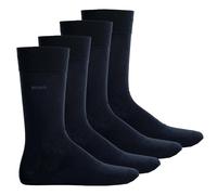 BOSS Herren Socken, 4er Pack - 4P RS Uni CC, Kurzsocken, Combed Cotton Marine 43-46