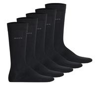 BOSS Herren Socken, 5er Pack - Kurzsocken, Baumwolle, Multipack, einfarbig Schwarz / 39-42 39-42 Schwarz