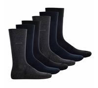 BOSS Herren Socken, 6er Pack - Finest Soft Cotton, Threepack RS Uni CC 43-46 Mehrfarbig
