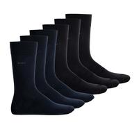 BOSS Herren Socken, 6er Pack - Finest Soft Cotton, Threepack RS Uni CC 47-50 Blau