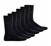 BOSS Herren Socken, 6er Pack - Finest Soft Cotton, Threepack RS Uni CC 47-50 Schwarz