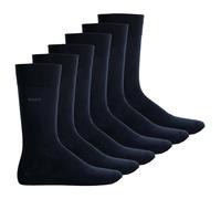 Kurzsocken BOSS "Socken 6er Pack", Herren, Gr. 43-46, blau (dunkelblau), Obermaterial: 75% Baumwolle CO. 23% Polyamid PA. 2% Elasthan EL., Socken (86174012-43) dunkelblau