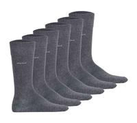 BOSS Herren Socken, 6er Pack - Finest Soft Cotton, Threepack RS Uni CC Grau 43-46