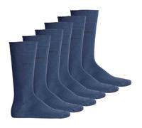 BOSS Herren Socken, 6er Pack - RS Uni Colors CC, Finest Soft Cotton, Baumwoll-Mix Blau 39-42