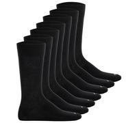 BOSS Herren Socken, 7er Pack - RS Uni CC, Baumwoll-Mix, Logo, einfarbig Schwarz 39-42