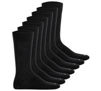 BOSS Herren Socken, 7er Pack - RS Uni CC, Baumwoll-Mix, Logo, einfarbig Schwarz / 47-50 47-50 Schwarz