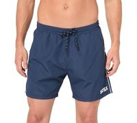 BOSS Herren Standard Medium Length Solid Swim Trunk Badehose, Crisp Navy, L