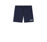 BOSS Herren Starfish Schnell trocknende Badeshorts mit Logo-Print Dunkelblau XXL