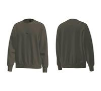 Sweatshirt BOSS GREEN "Stenson", Herren, Gr. L, schwarz beige257, Sweatware, Obermaterial: 62% Baumwolle, 33% Polyester, 5% Elasthan, oversize normal, Rundhals, Bündchen, Sweatshirts Sweatshirt, overs