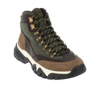 Boss - Herren Stiefeletten "Chester", Kontrast, Wildleder (Grün/Braun) EU 40,5 / UK 7