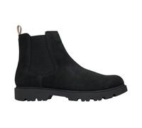 Boss - Herren Stiefeletten "Signature", gestreift, Wildleder (Schwarz) EU 40,5 / UK 7