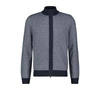 BOSS Herren Strickjacke aus Woll-Mix, marine, Gr. S