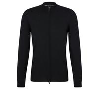 BOSS Herren Balonso Cardigan aus extrafeiner Merinowolle mit Reißverschluss Schwarz001 M
