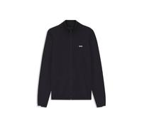 BOSS Strickjacke aus Baumwolle mit kontrastfarbenem Logo - Style KN_Ever-X FZ, 50553778 Dunkelblau L