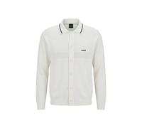 BOSS Herren Strickjacke KN_MEMBER, weiss, Gr. XXL