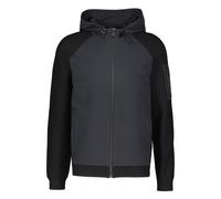 BOSS Herren Strickjacke mit Kapuze K_URBAN COMMUTER HYBRID, schwarz, Gr. M