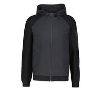 BOSS Herren Strickjacke mit Kapuze K_URBAN COMMUTER HYBRID, schwarz, Gr. S