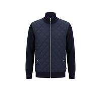 BOSS Herren Strickjacke mit Steppeinsatz C-UBON, marine, Gr. XXL