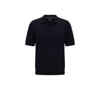 BOSS Herren Strickpolo H-LANTONI, marine, Gr. L