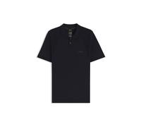 BOSS Herren Strickpolo KN_MOMENTUM-LITE, marine, Gr. L