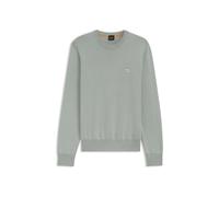 BOSS Herren Strickpullover aus Baumwolle und Kaschmir KANOVANO_S, grün, Gr. XXXL