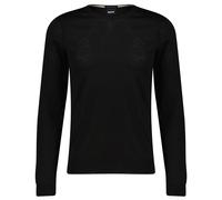 BOSS Herren Strickpullover aus Wolle LENO-P, schwarz, Gr. M