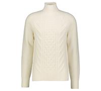 BOSS Herren Strickpullover aus Wolle und Seide L-HECTOR, offwhite, Gr. S