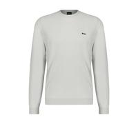 BOSS Pullover aus Baumwoll-Mix mit Bodymapping und Kontrast-Logo - Style K_Momentum-Lite CN, 50541944 Hellgrau XL