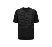 BOSS Herren Strickpullover KN_GLOBE, schwarz, Gr. L
