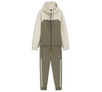 BOSS Regular-Fit Trainingsanzug aus Stretch-Baumwolle - Style SW_Colorblock HD TT, 50565904 Weiß / Grün L