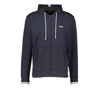 BOSS Herren Sweatjacke aus Baumwoll-Mix Regular Fit, marine, Gr. XXL