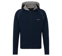 BOSS Herren Sweatjacke mit Hoodie - Mix & Match Jacket H, Kapuze, Stretch Cotton Blau M