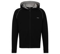 BOSS Herren Sweatjacke mit Hoodie - Mix & Match Jacket H, Kapuze, Stretch Cotton Schwarz 2XL