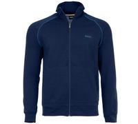 BOSS Herren Sweatjacke - Mix & Match Jacket Z, Zipper, Loungewear, Stretch Cotton Blau 2XL