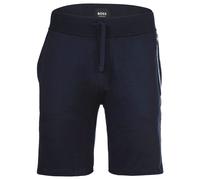 BOSS Herren Sweatshorts - Authentic Shorts, kurze Hose, Loungewear, Baumwolle, Logo Blau XL